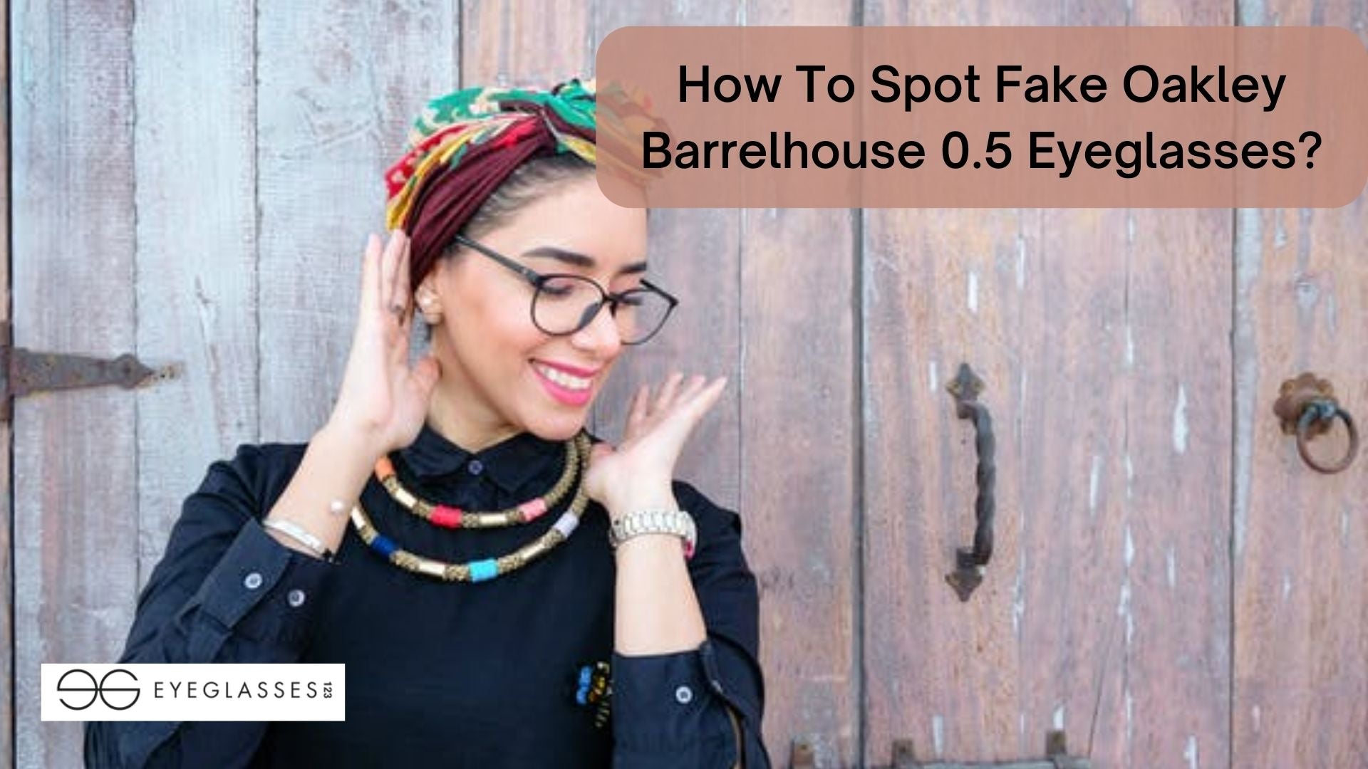 How To Spot Fake Oakley Barrelhouse 0.5 Eyeglasses?