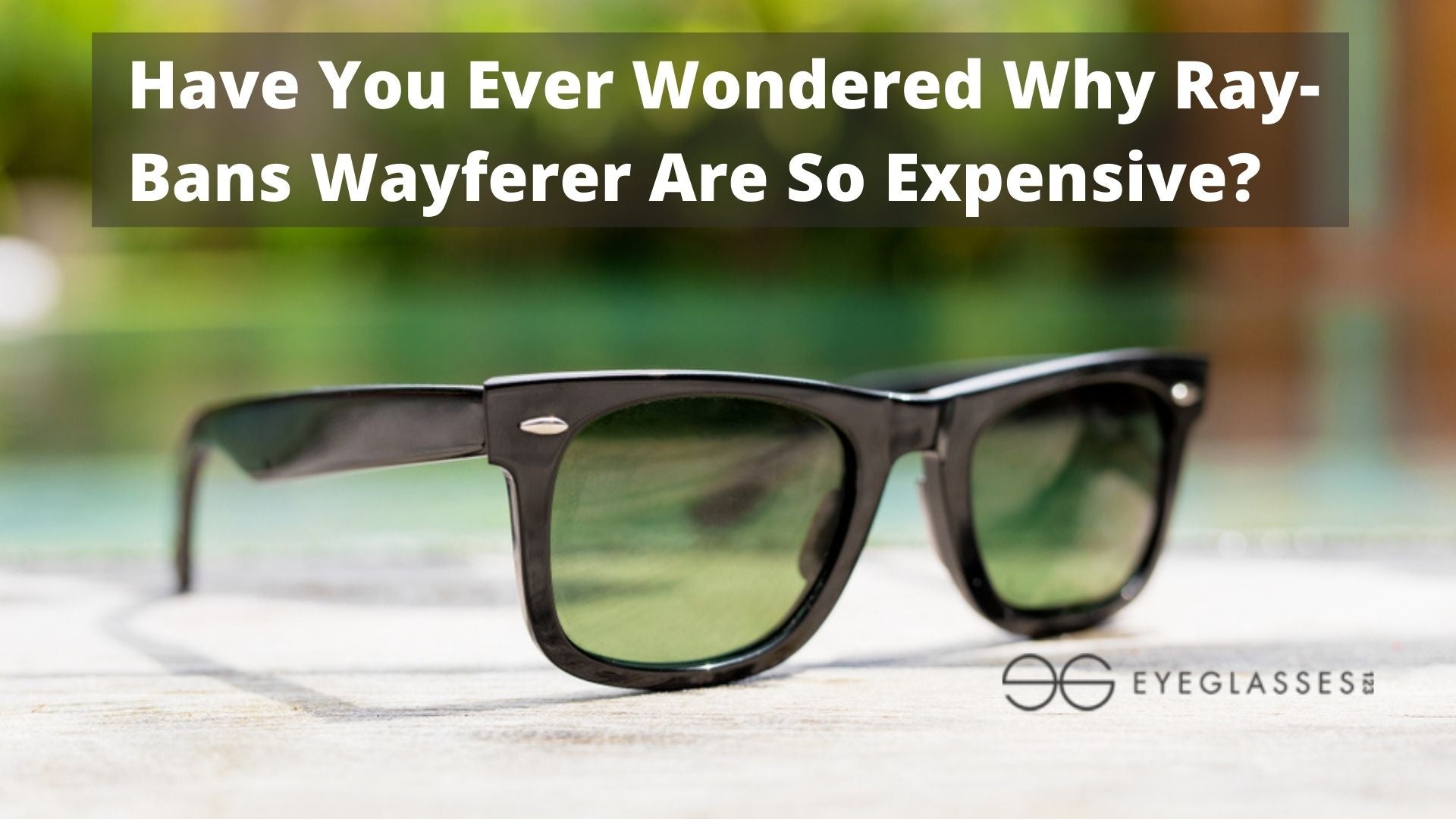 Have You Ever Wondered Why Ray-Bans Wayferer Are So Expensive
